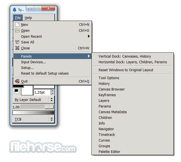 Synfig Studio 1.5.5 (32-bit) 畫面截圖 5