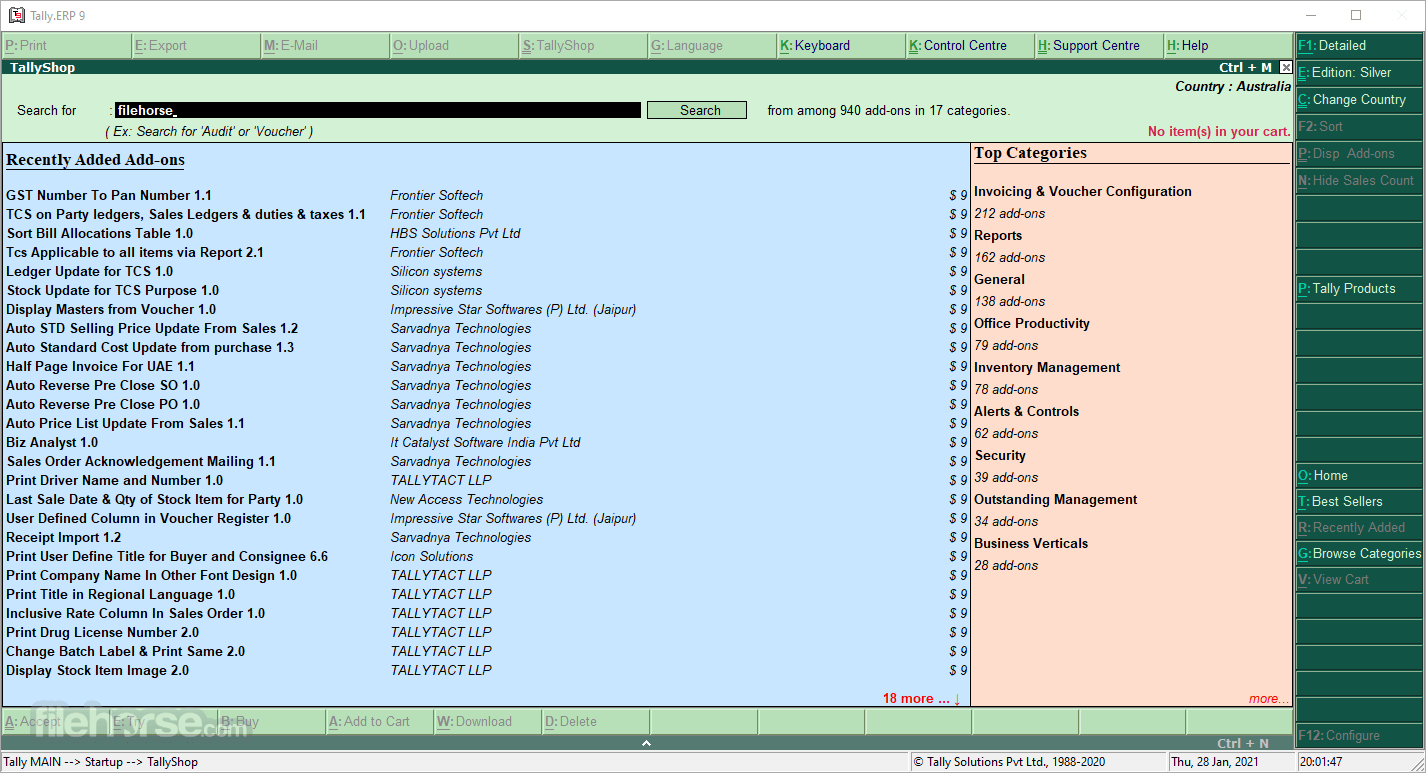 Tally.ERP 9 畫面截圖 3
