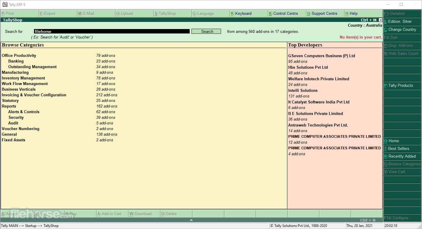 Tally.ERP 9 畫面截圖 4