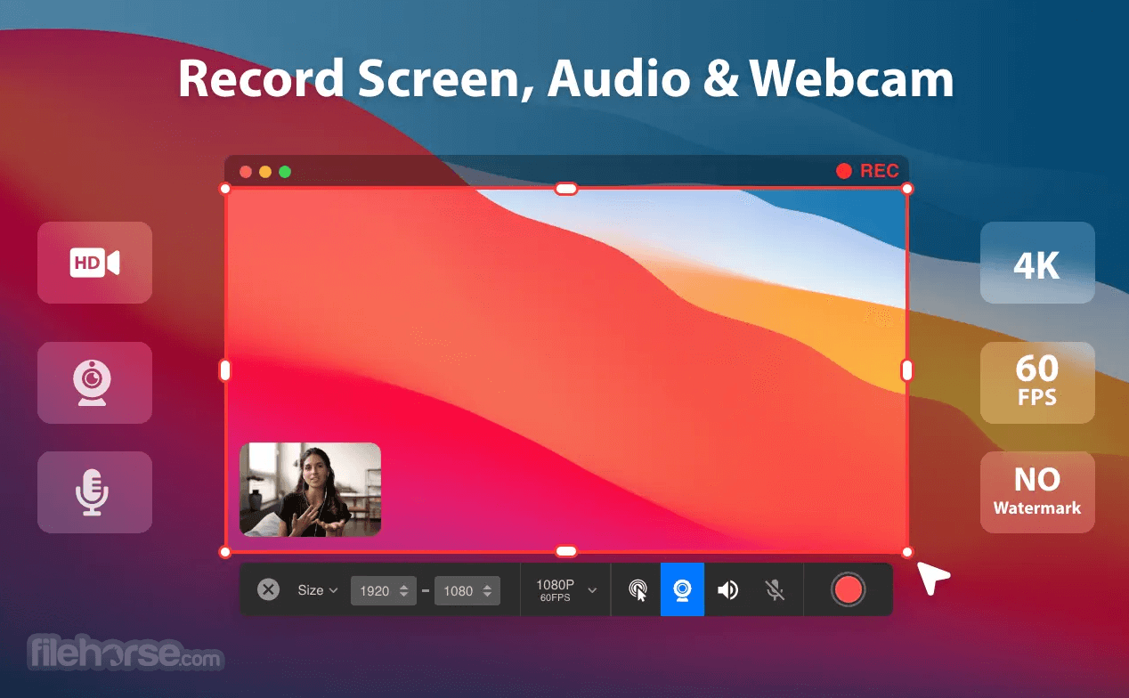 TapRecord: Screen Recorder for Mac 畫面截圖 1
