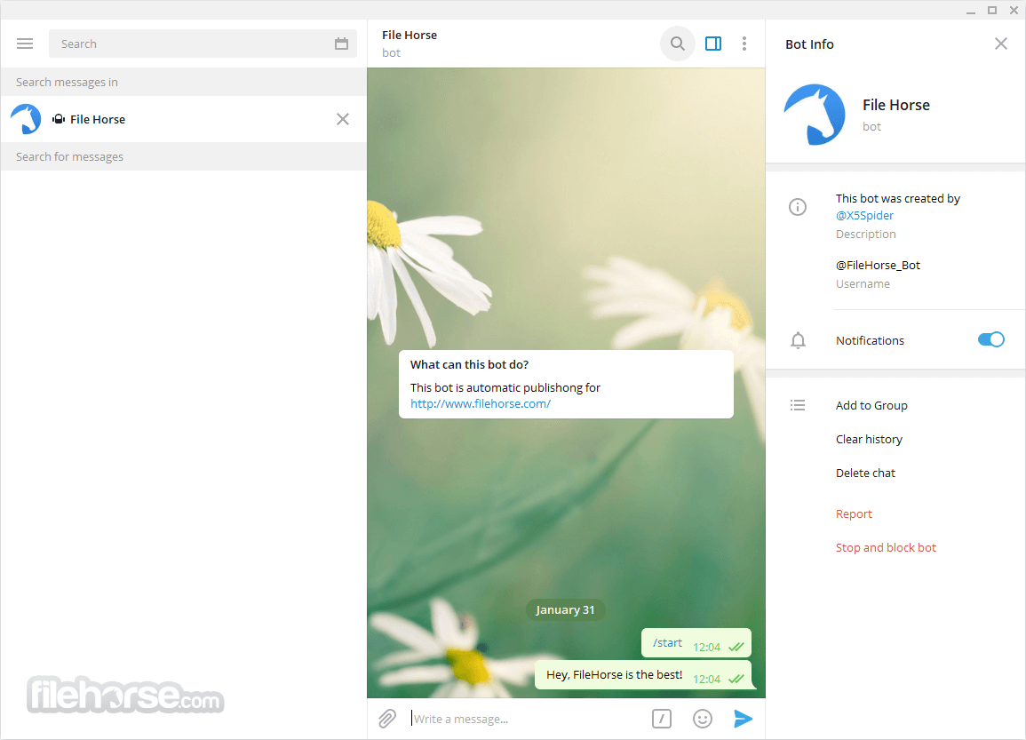 Telegram for PC Portable 畫面截圖 1