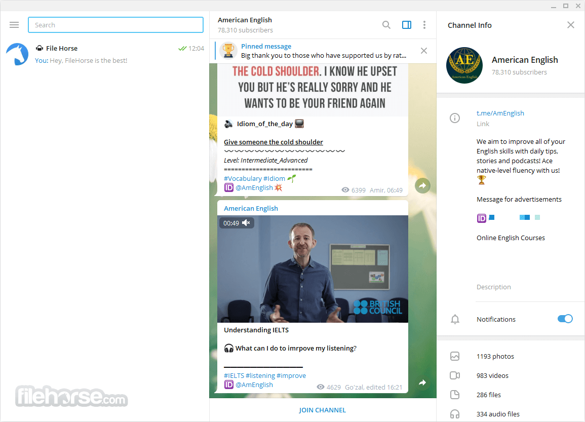 Telegram for PC Portable 畫面截圖 2