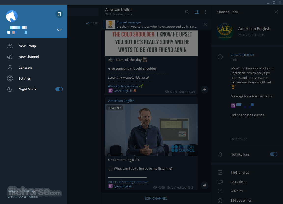 Telegram for PC Portable 畫面截圖 3