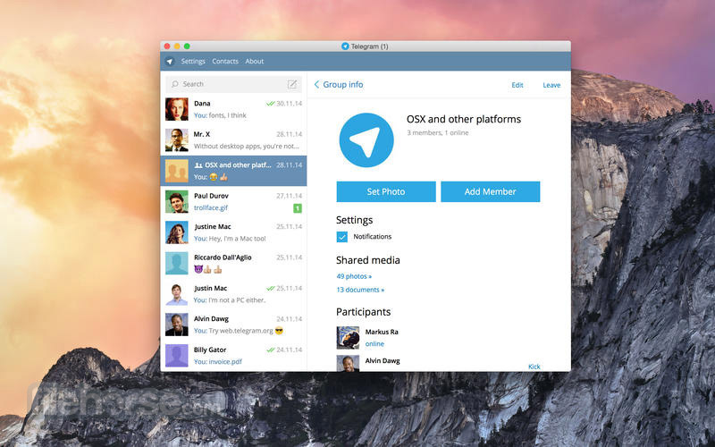 Telegram for Desktop 畫面截圖 2