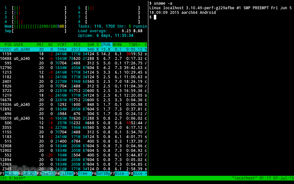 Termux - Terminal Emulator 畫面截圖 1