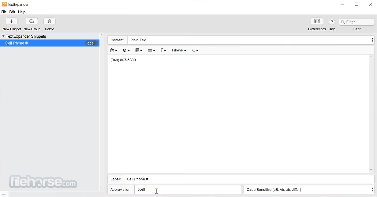 TextExpander 畫面截圖 1
