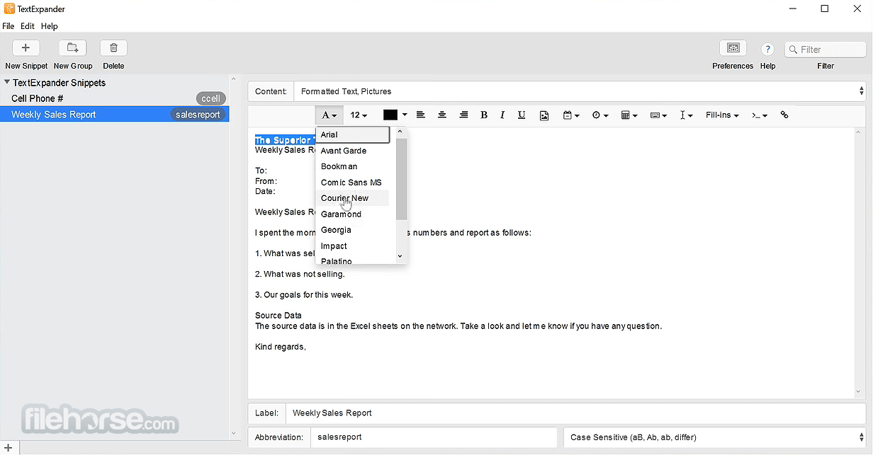 TextExpander 畫面截圖 2