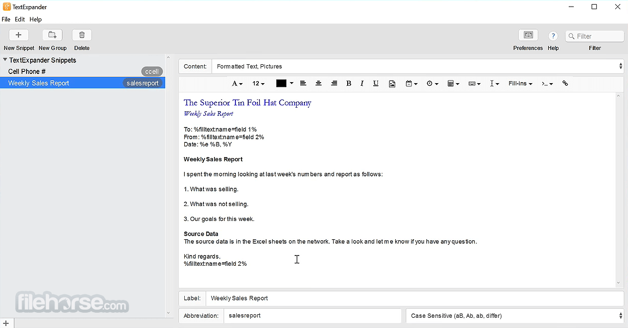 TextExpander 畫面截圖 3