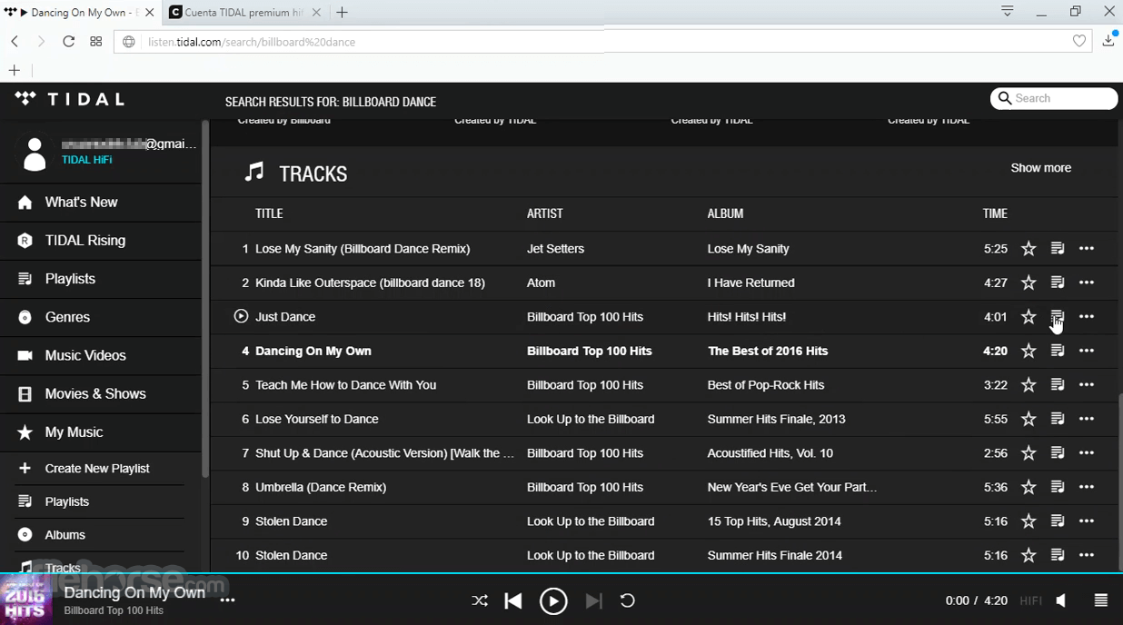 TIDAL Desktop 畫面截圖 3