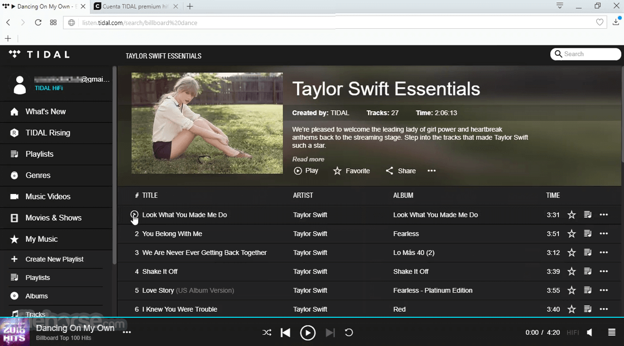TIDAL Desktop 畫面截圖 4