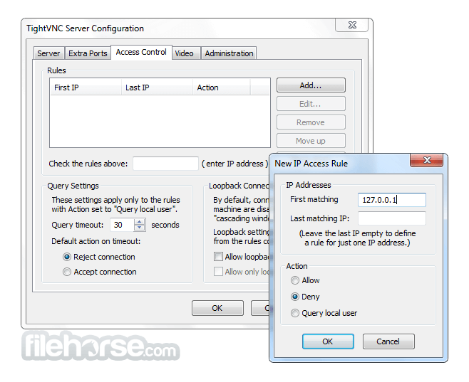 TightVNC 2.8.88 (64-bit) 畫面截圖 2