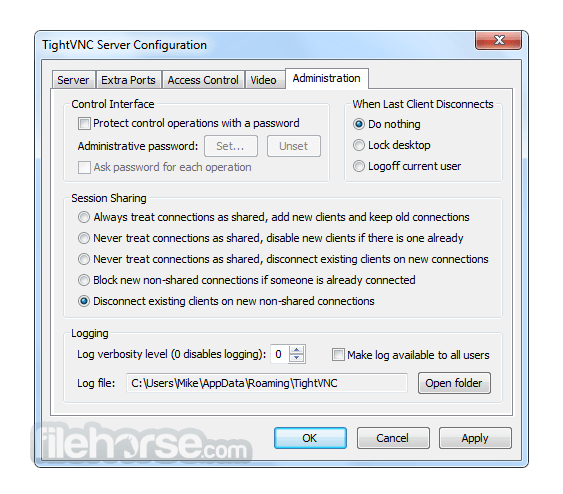 TightVNC 2.8.88 (64-bit) 畫面截圖 3