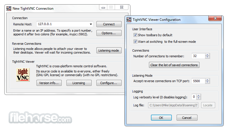 TightVNC 2.8.88 (64-bit) 畫面截圖 4