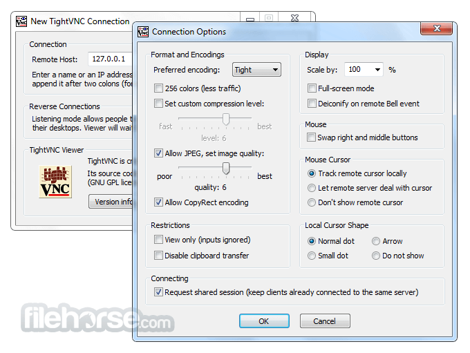 TightVNC 2.8.88 (64-bit) 畫面截圖 5