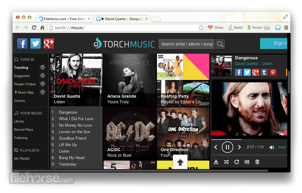 Torch Browser 畫面截圖 4