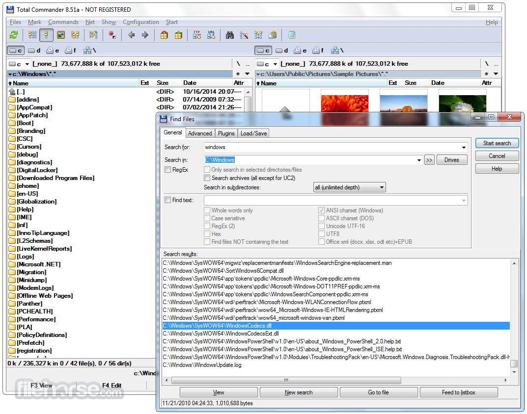 Total Commander 11.58 (64-bit) 畫面截圖 4