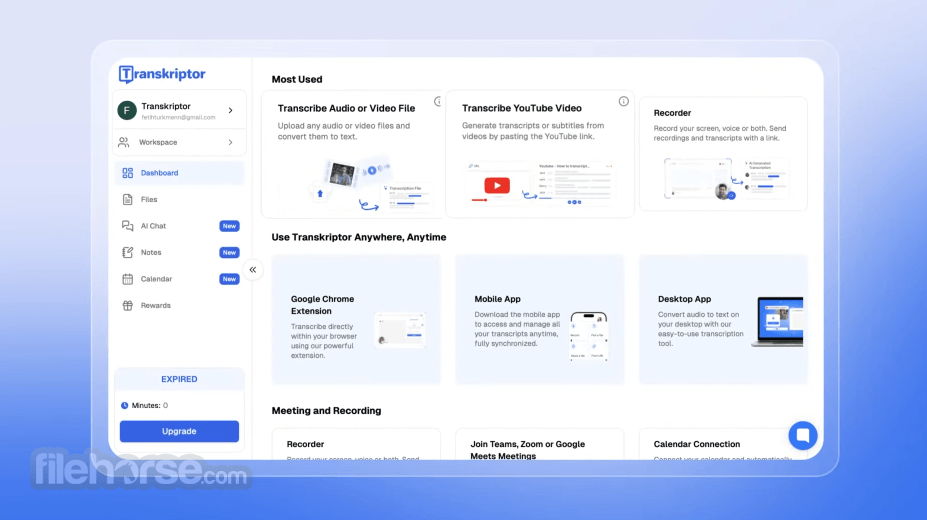 Transkriptor - Voice-to-Text Converter 畫面截圖 1