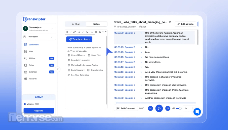 Transkriptor - Voice-to-Text Converter 畫面截圖 2