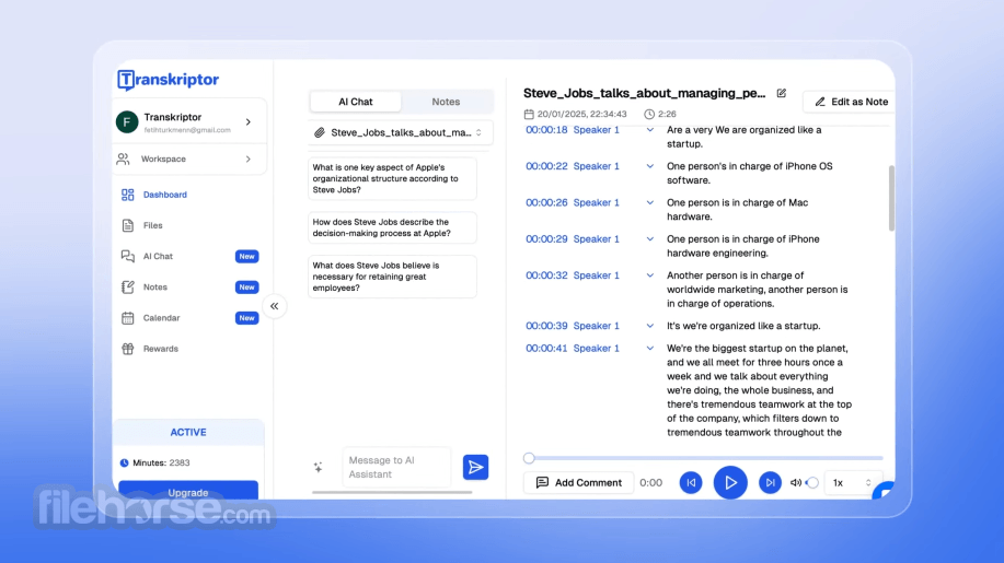 Transkriptor - Voice-to-Text Converter 畫面截圖 3
