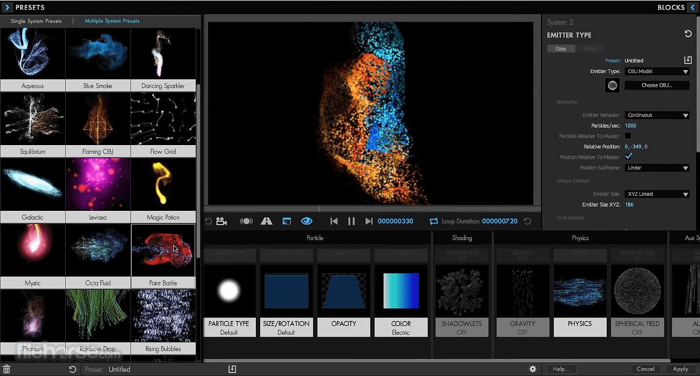 Trapcode Particular 畫面截圖 5