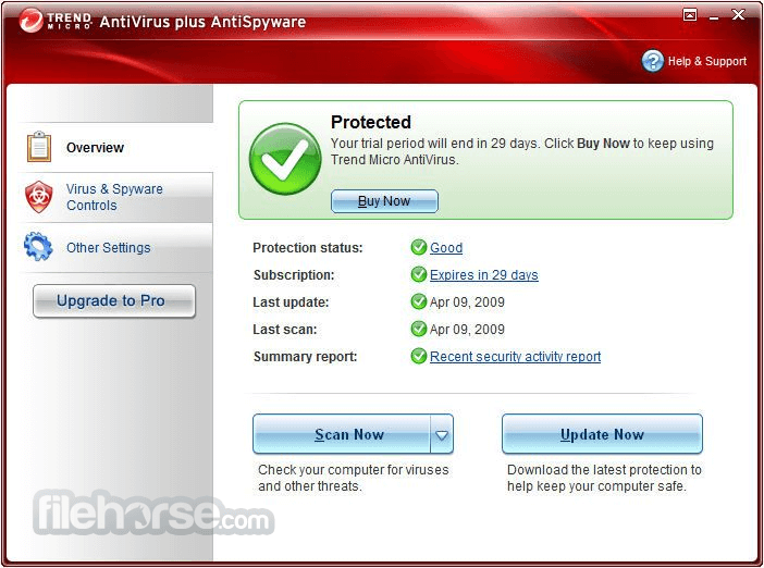Trend Micro Antivirus+ 畫面截圖 1