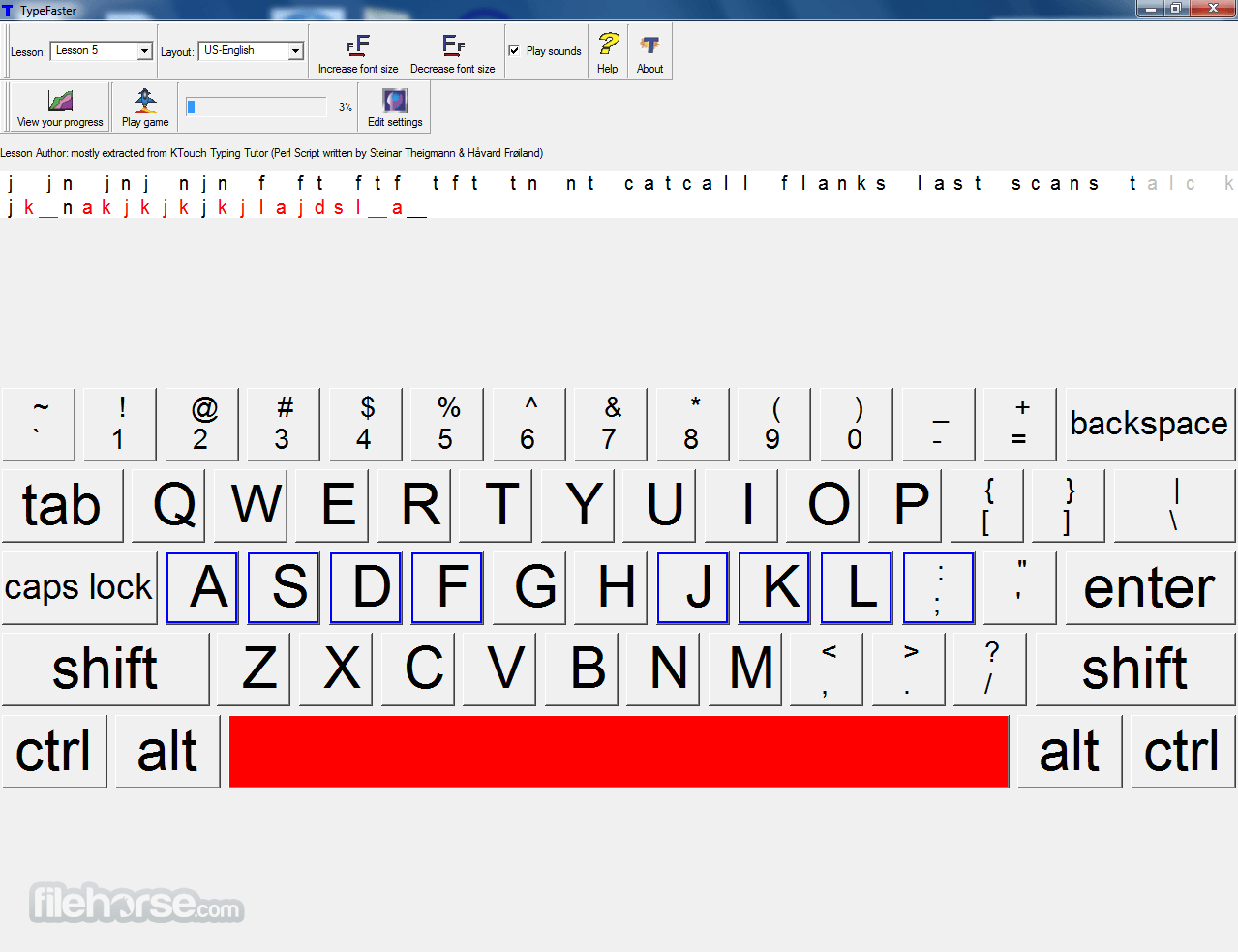 TypeFaster 畫面截圖 2