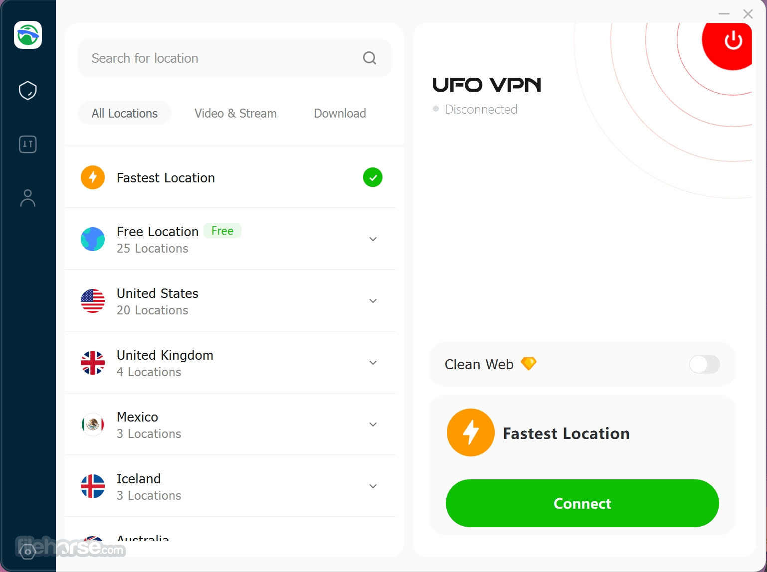 UFO VPN 畫面截圖 1
