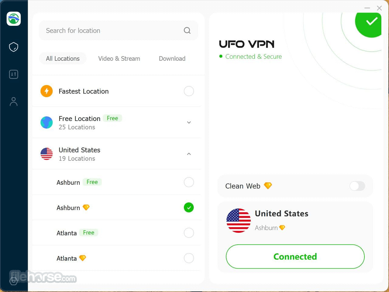 UFO VPN 畫面截圖 3