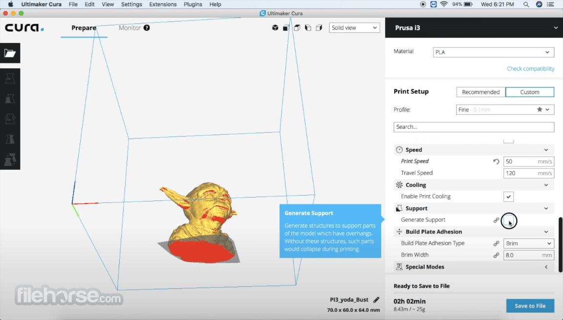 Ultimaker Cura 畫面截圖 3