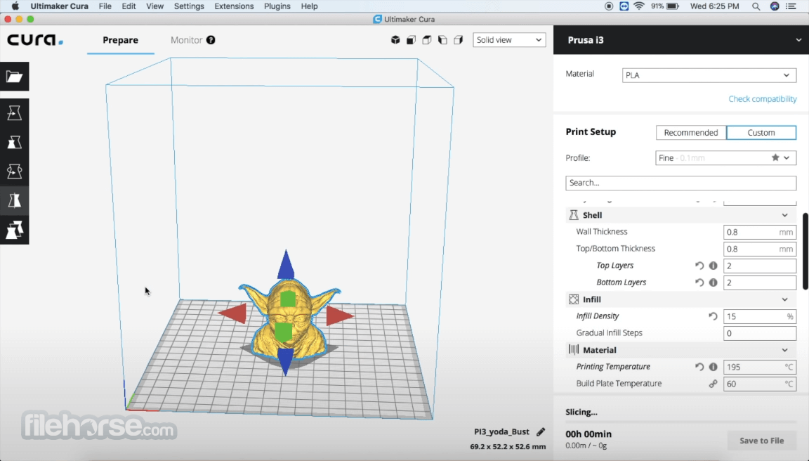 Ultimaker Cura 畫面截圖 4
