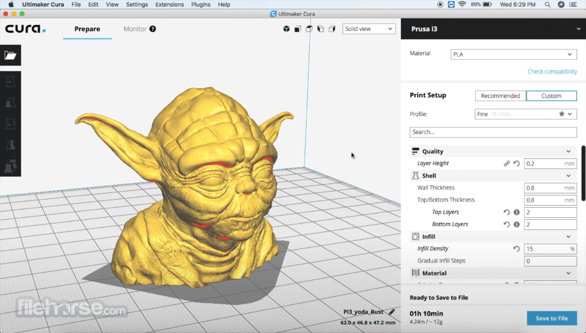 Ultimaker Cura 畫面截圖 5