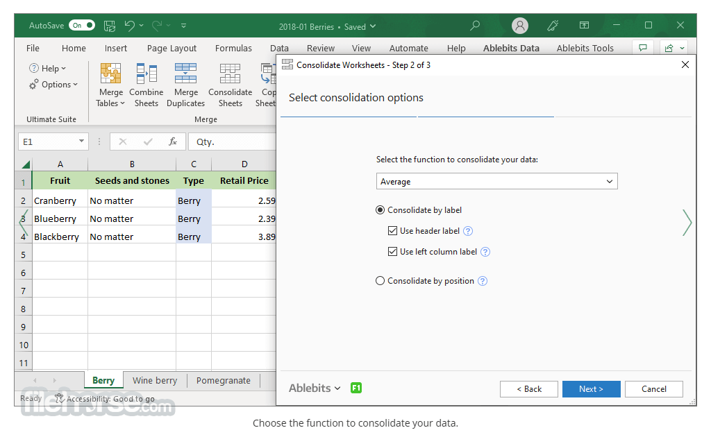 Ultimate Suite for Excel 畫面截圖 3