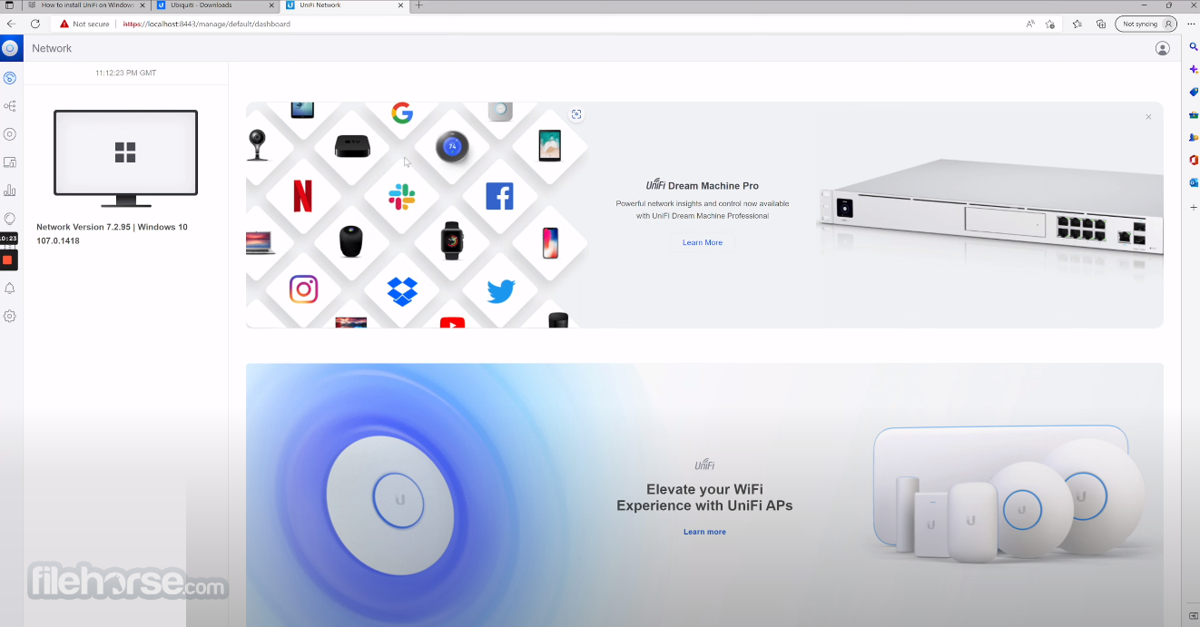 UniFi Network Server 畫面截圖 1