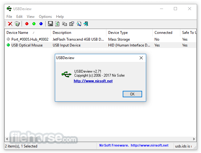 USBDeview 3.10 (32-bit) 畫面截圖 3