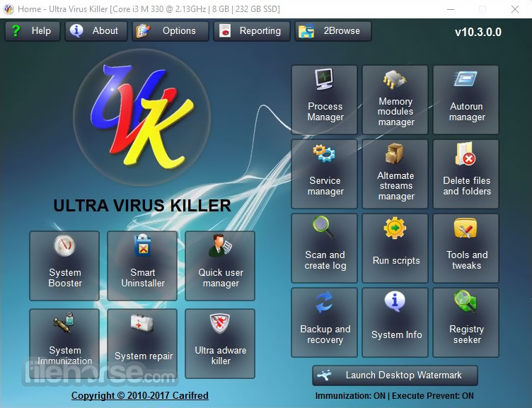 UVK Ultra Virus Killer Portable 畫面截圖 1