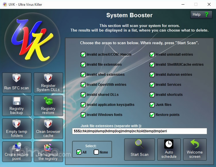 UVK Ultra Virus Killer Portable 畫面截圖 3