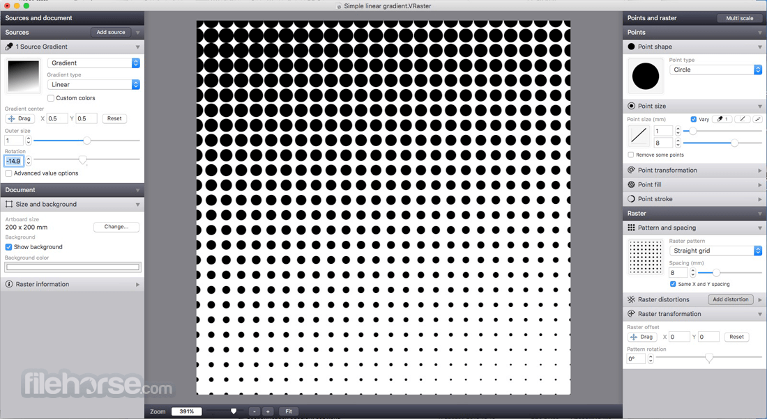 Vectoraster 畫面截圖 1