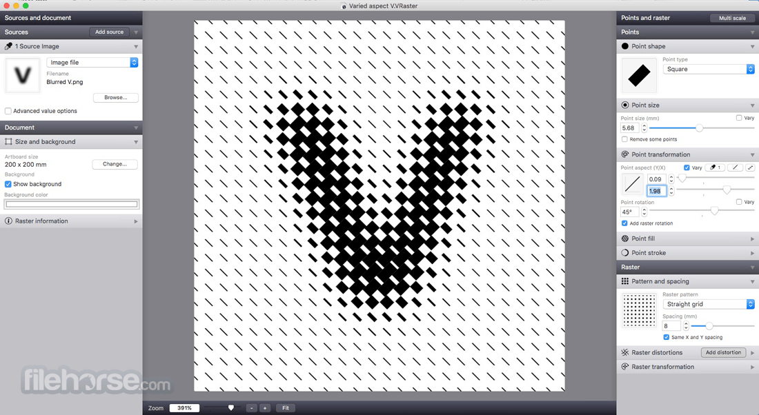 Vectoraster 畫面截圖 2