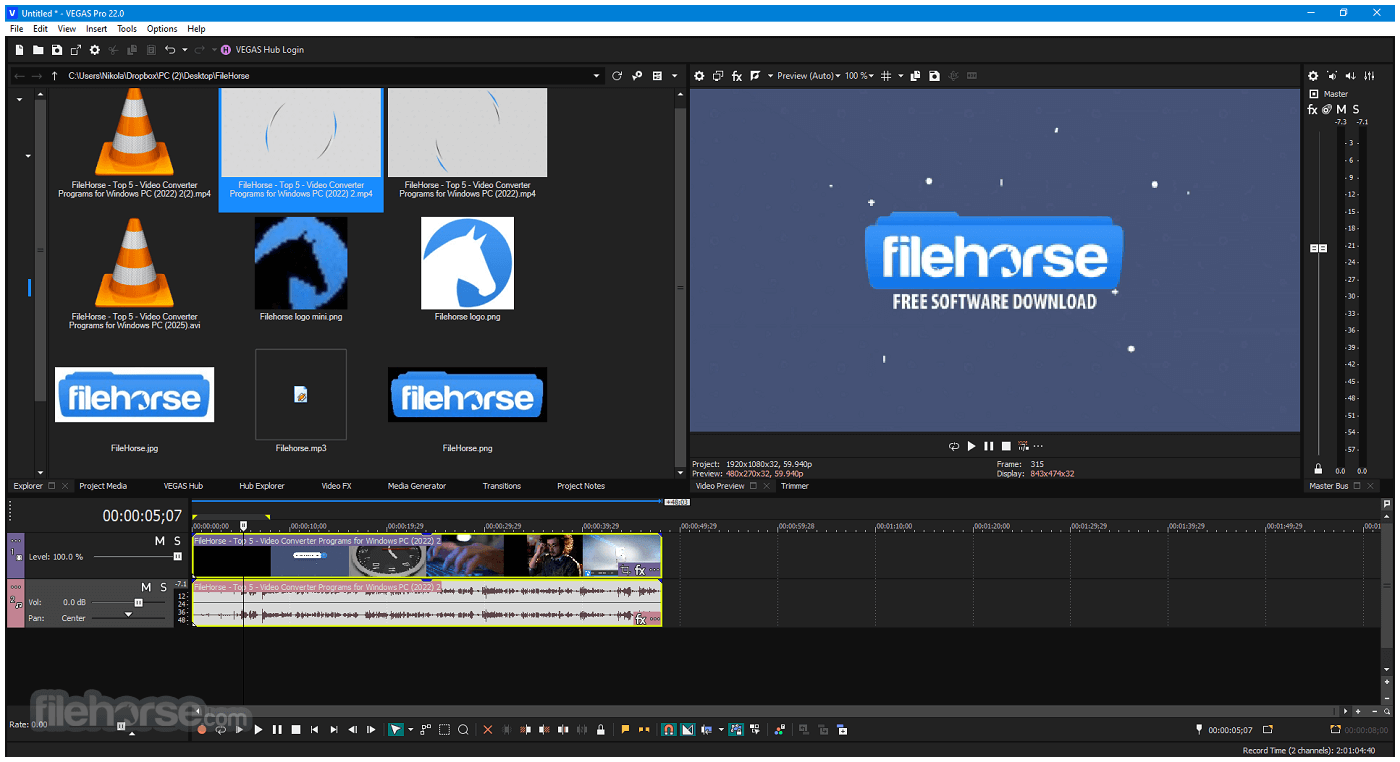 VEGAS Pro Suite 畫面截圖 2