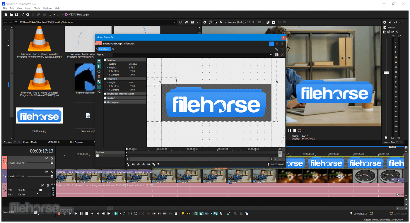 VEGAS Pro Suite 畫面截圖 3