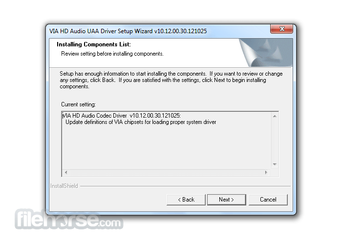 VIA HD Audio Driver 畫面截圖 3