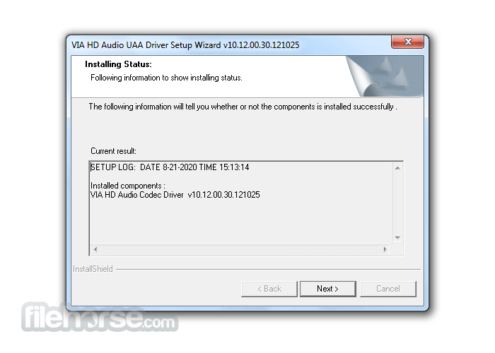 VIA HD Audio Driver 畫面截圖 4