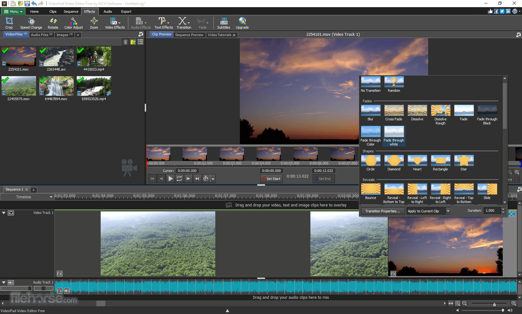 VideoPad Video Editor 畫面截圖 3