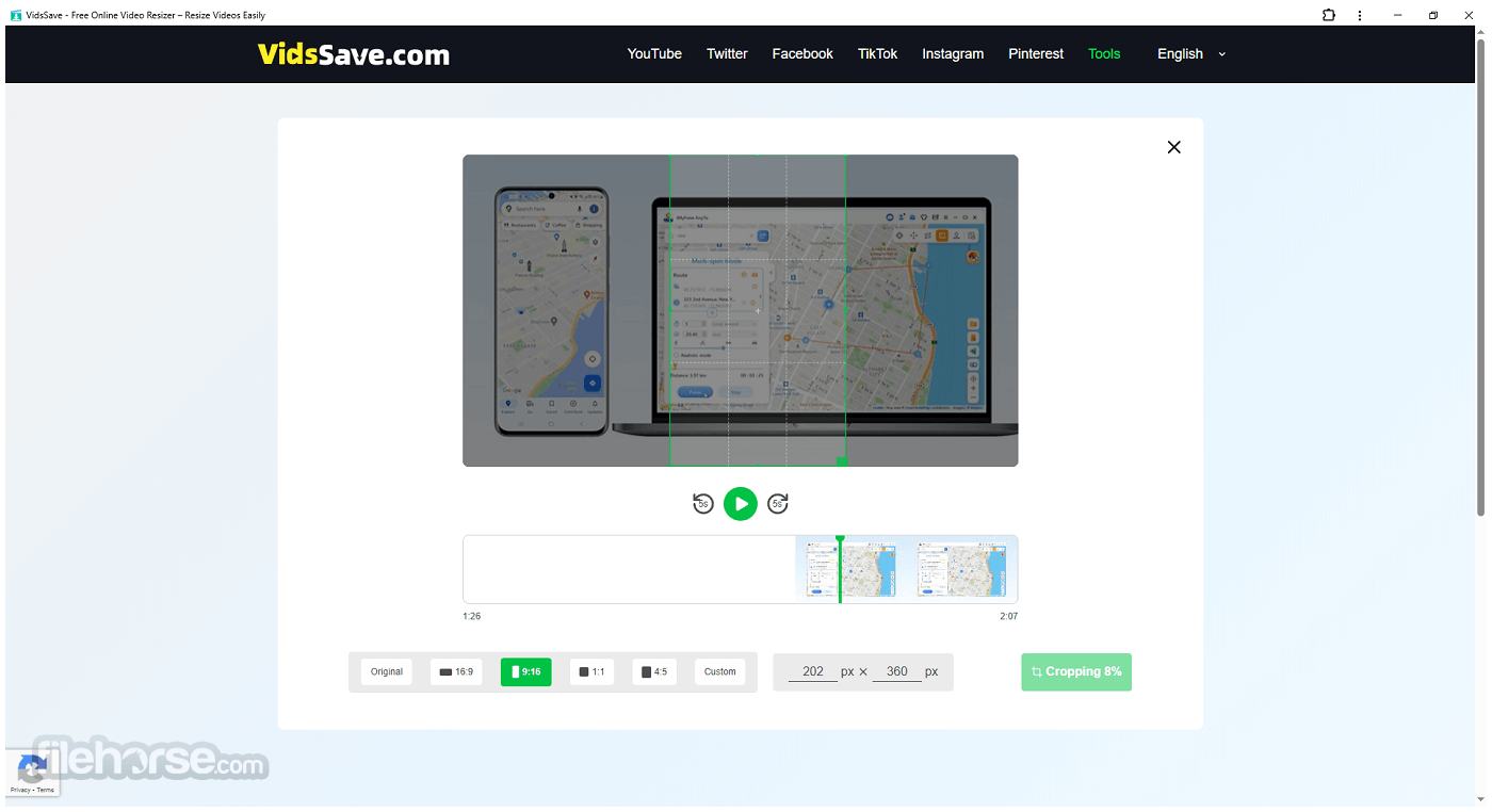 VidsSave.com - Online Video Downloader 畫面截圖 4