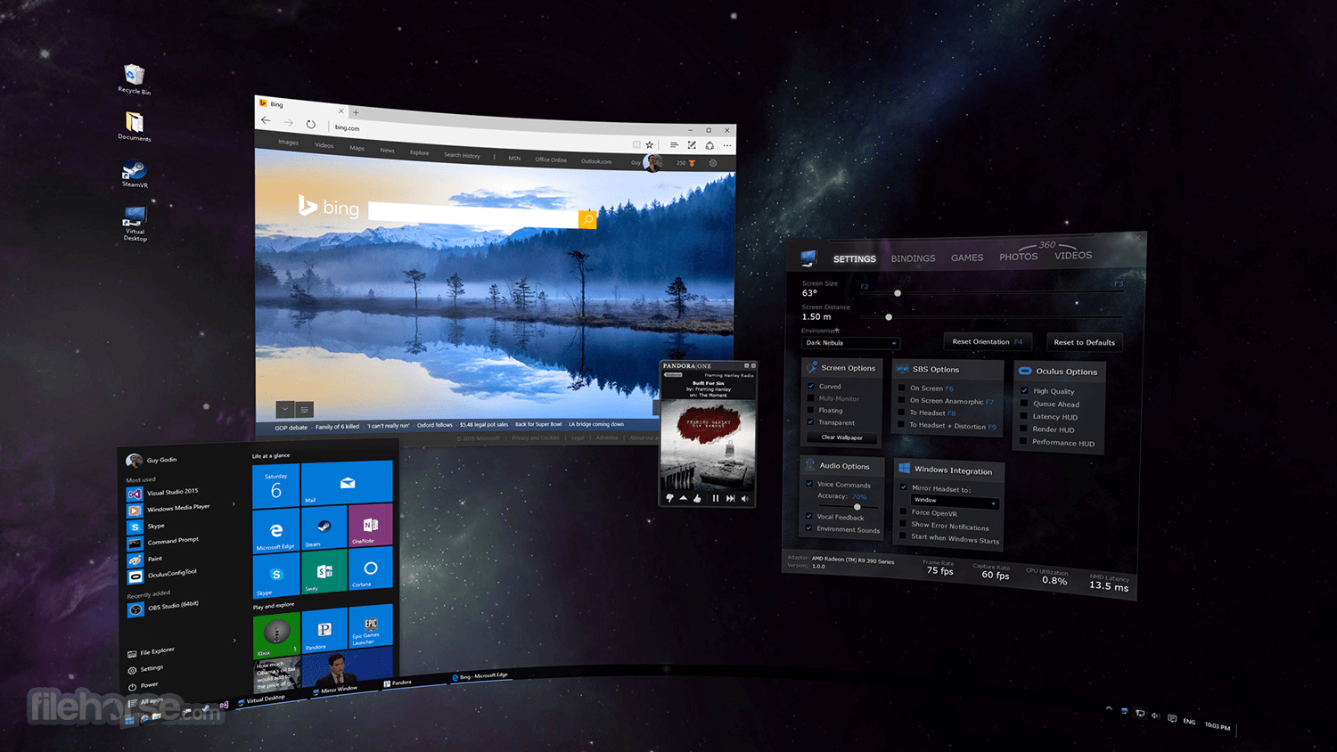 Virtual Desktop VR 畫面截圖 1
