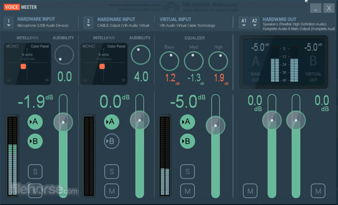 VoiceMeeter Standard 畫面截圖 1
