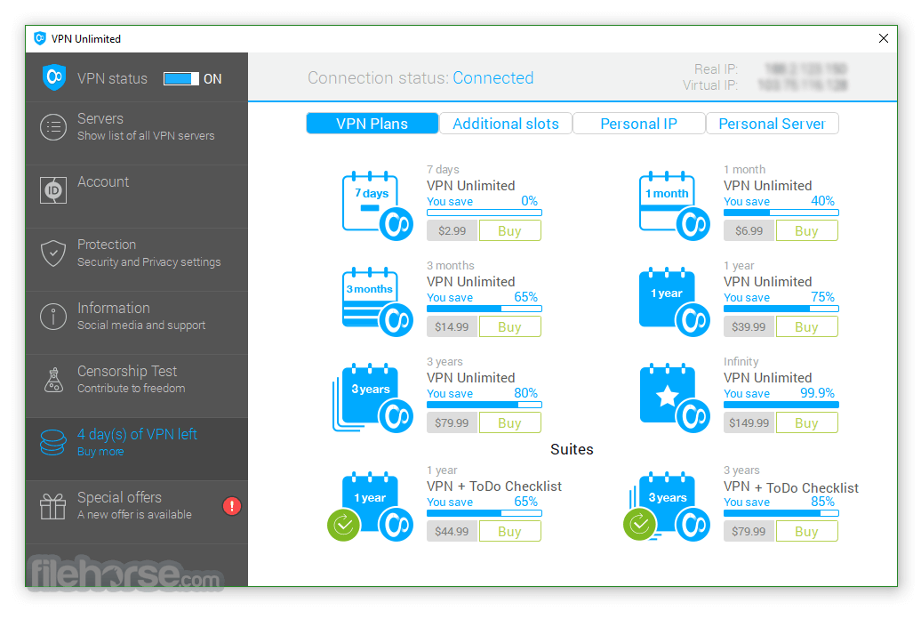 VPN Unlimited 畫面截圖 2
