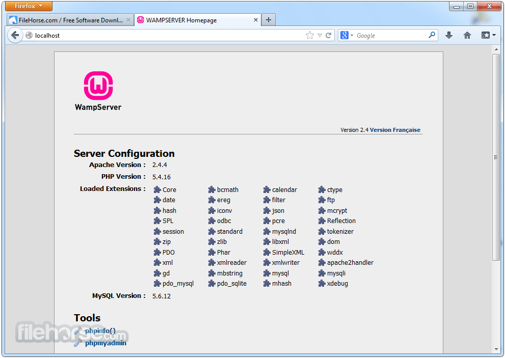 WampServer 3.3.0 (32-bit) 畫面截圖 1