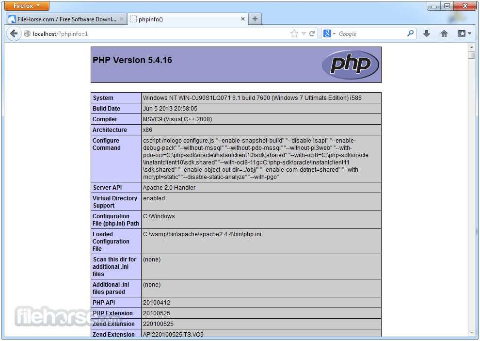 WampServer 3.3.0 (32-bit) 畫面截圖 2