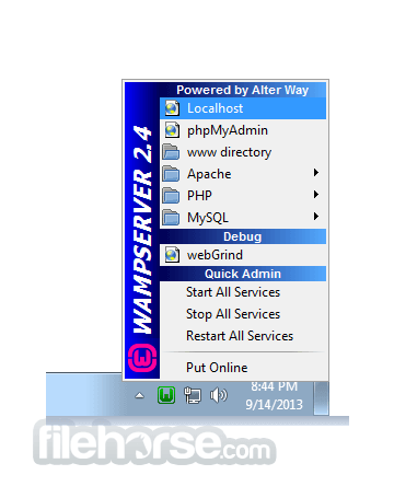 WampServer 3.3.0 (32-bit) 畫面截圖 5